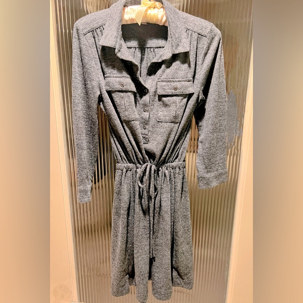 Ann Taylor Loft Grey Dress